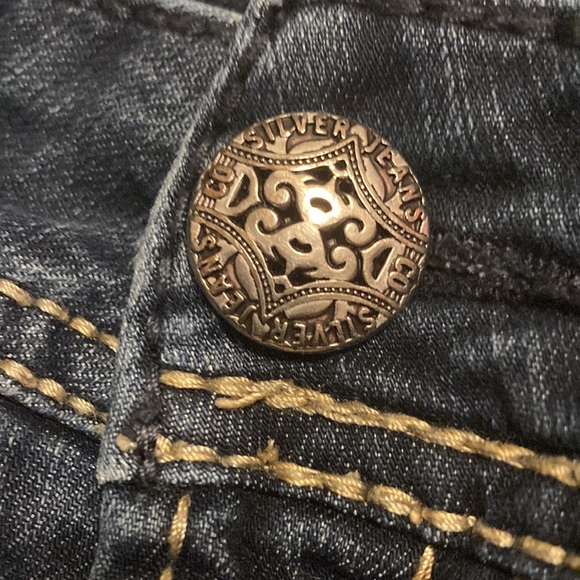 Size 29/25 Women’s Silver Jeans SUKI CAPRI cropped - Picture 5 of 7